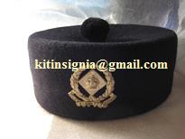 Straits Settlements Police pillbox hat